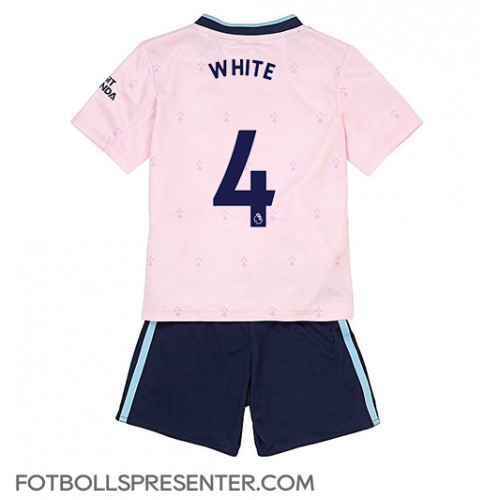 Arsenal Benjamin White #4 Tredje tröja Barn 2022-23 Kortärmad (+ korta byxor)
